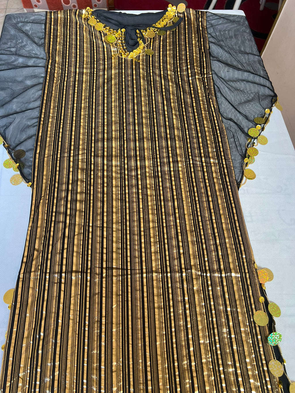 Egyptian New Belly Dance Dress, Saidi belly dance Costume, Baladi Galabia, women dance clothing, belly dance outfit جلابية رقص شرقى