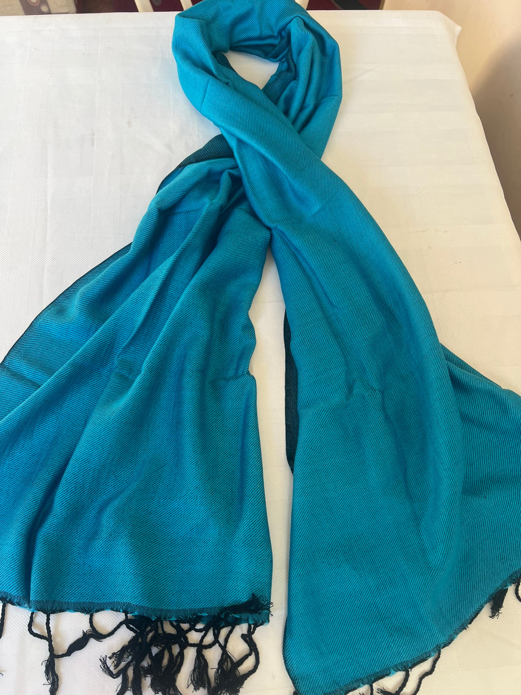 Egyptian Handmade Rectangular Shawl / Scarf for Both Men and Women, high quality Cotton blend handmade fabric, 200 cm length X 60 cm width