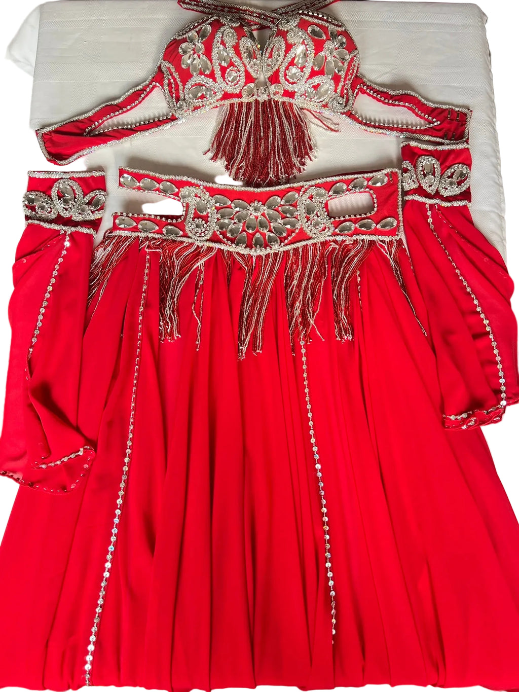 Professional Belly Dance Costume From Egypt BELLYDANCE Custom-made Any Colour New