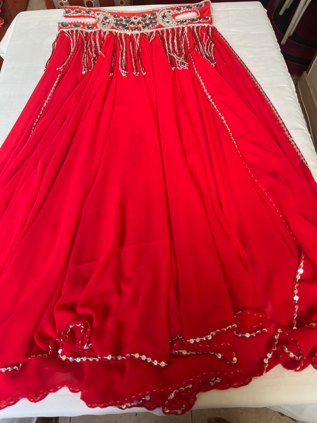 Professional Belly Dance Costume From Egypt BELLYDANCE Custom-made Any Colour New