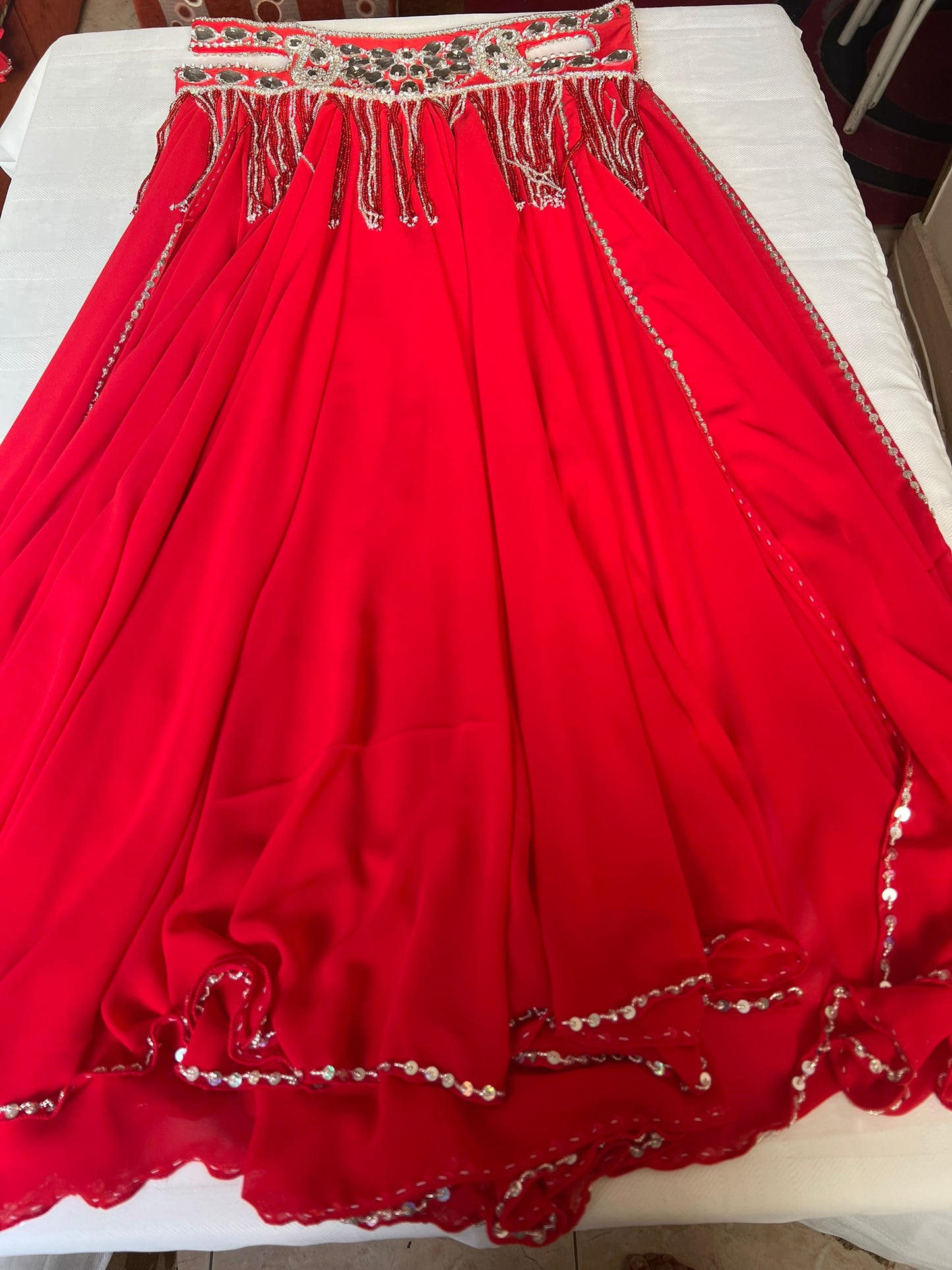 Professional Belly Dance Costume From Egypt BELLYDANCE Custom-made Any Colour New