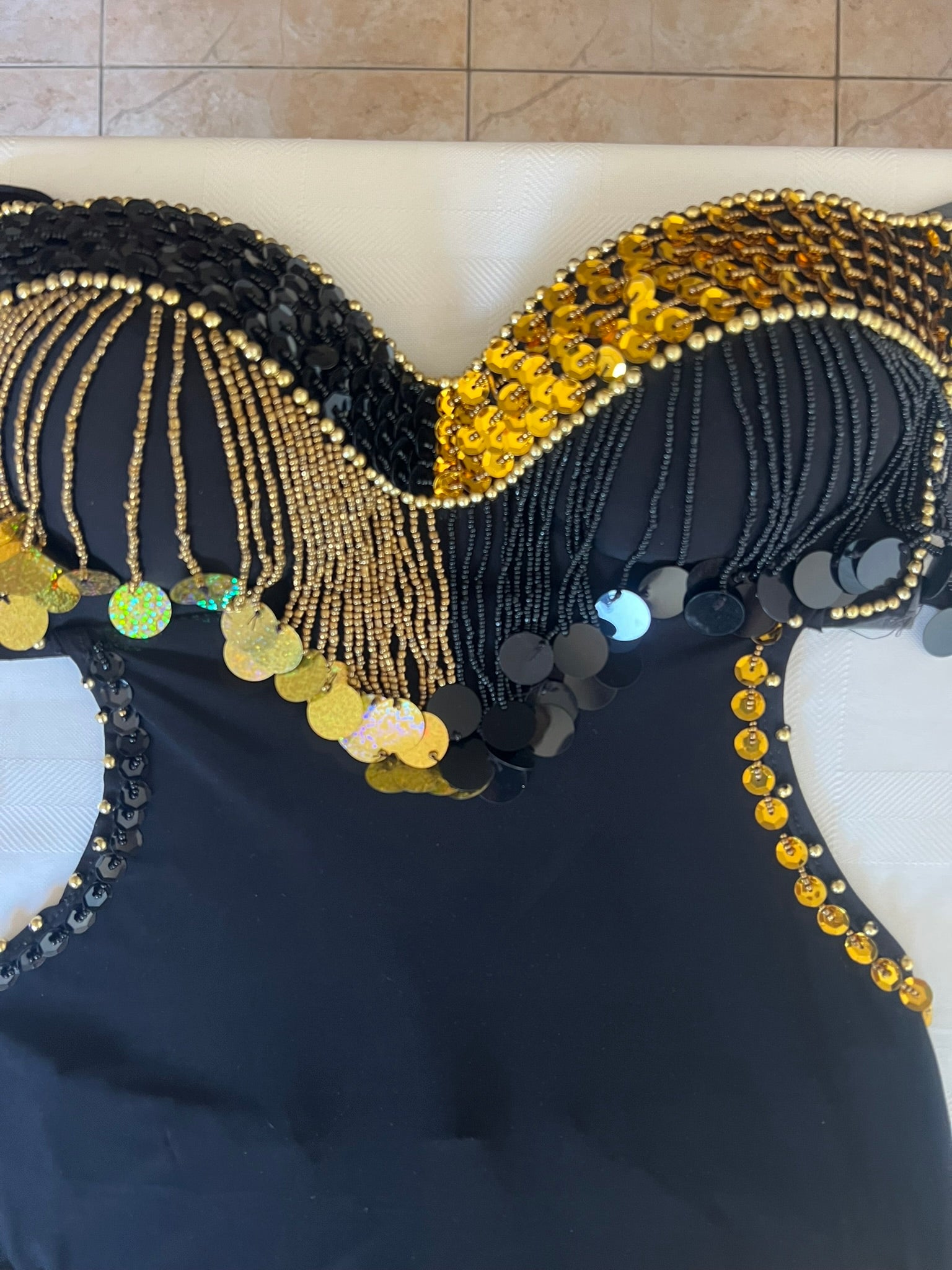 Egyptian Sexy belly dance costume, handmade beaded belly dance dress, بدلة رقص