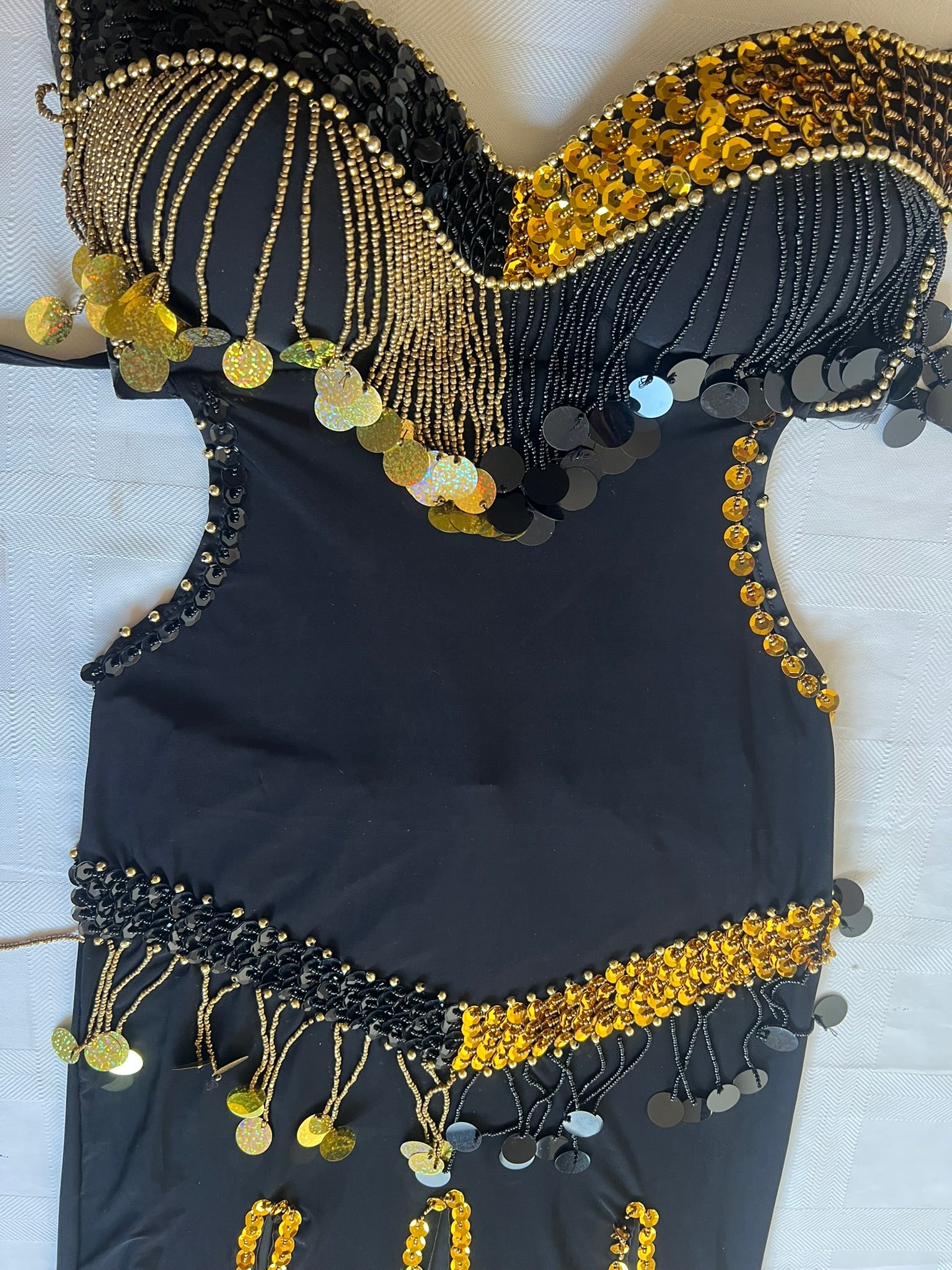 Egyptian Sexy belly dance costume, handmade beaded belly dance dress, بدلة رقص