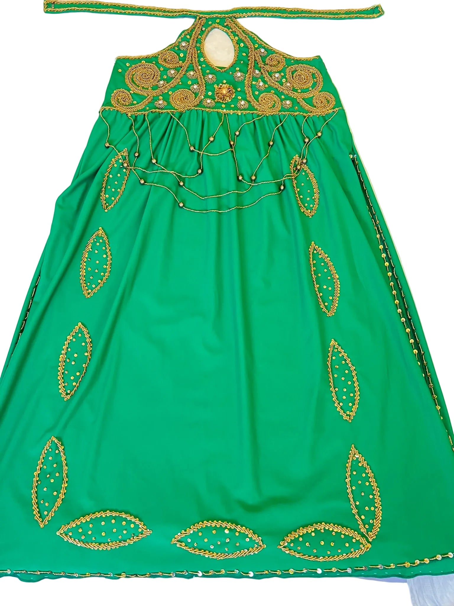 Professional belly dance costume, Egyptian handmade belly dance set/ belly dance skirt and top, Unique design beaded dancing ensemble.