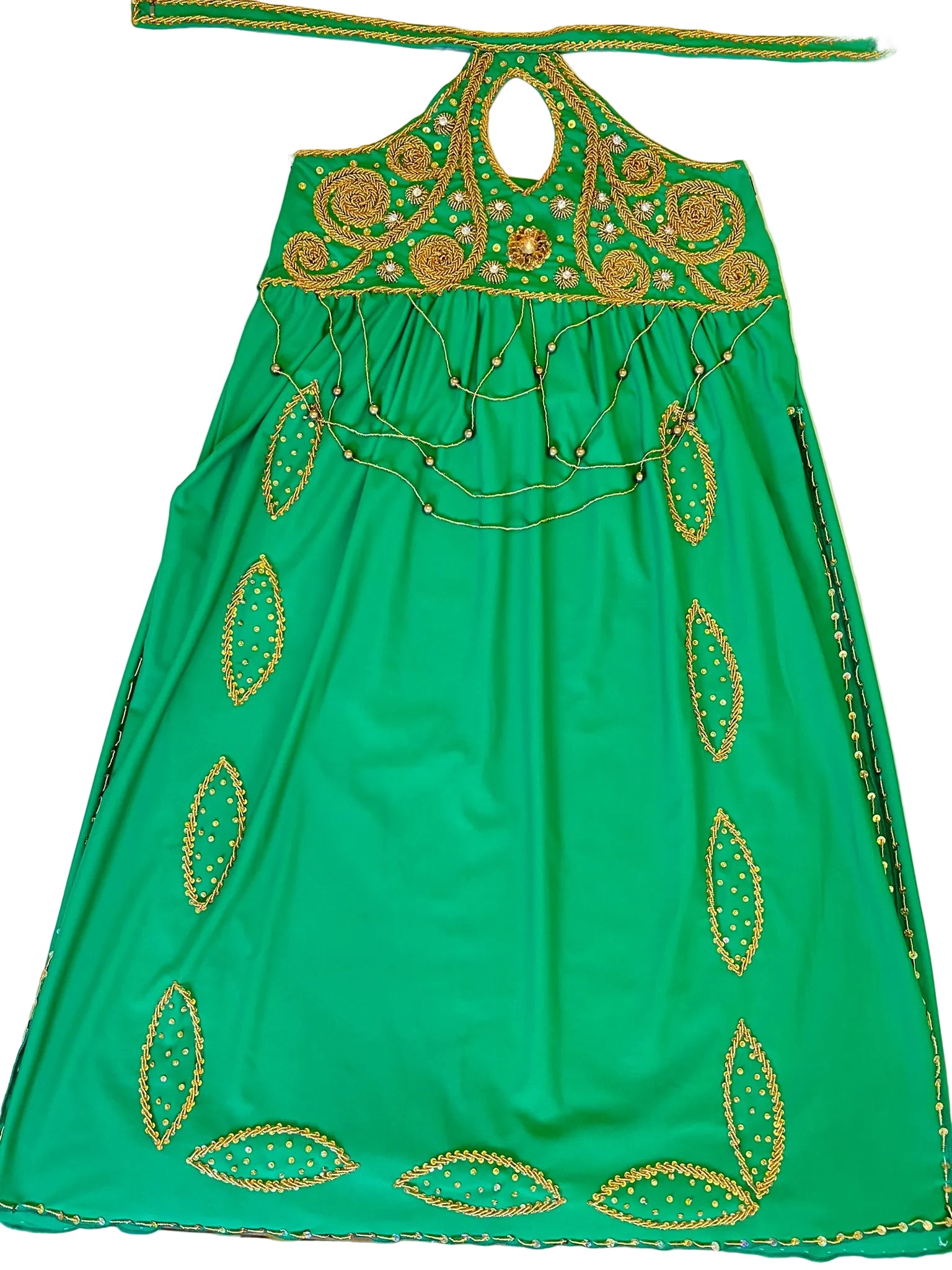 Professional belly dance costume, Egyptian handmade belly dance set/ belly dance skirt and top, Unique design beaded dancing ensemble.