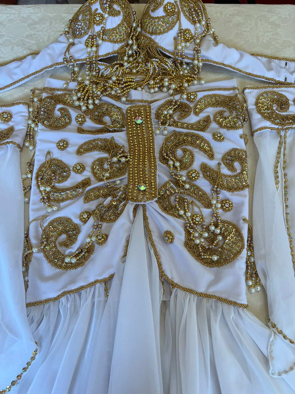 Professional belly dance costume, Handmade beaded embellished belly dance skirt and bra set, High quality