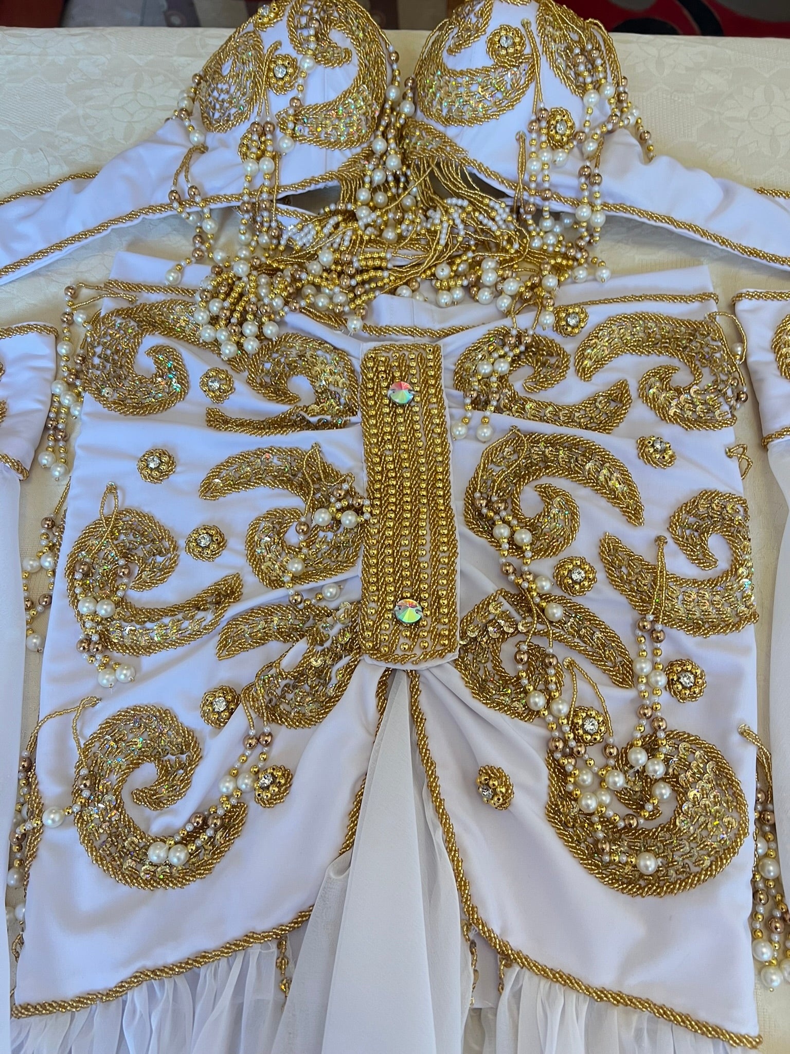 Professional belly dance costume, Handmade beaded embellished belly dance skirt and bra set, High quality