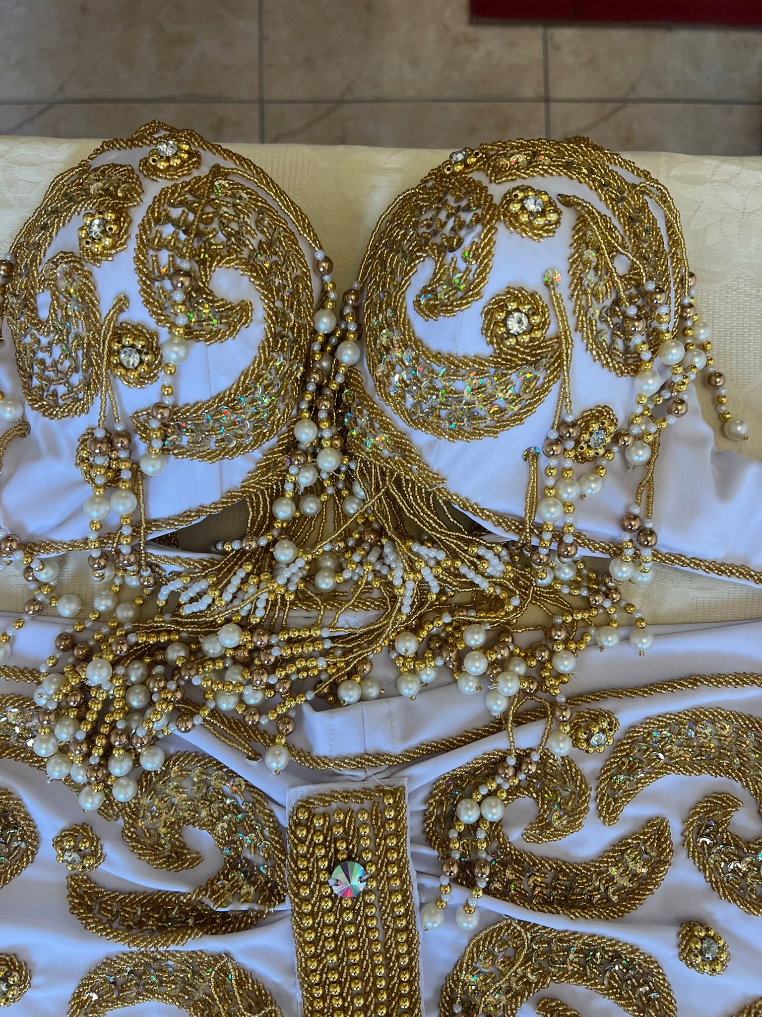 Professional belly dance costume, Handmade beaded embellished belly dance skirt and bra set, High quality