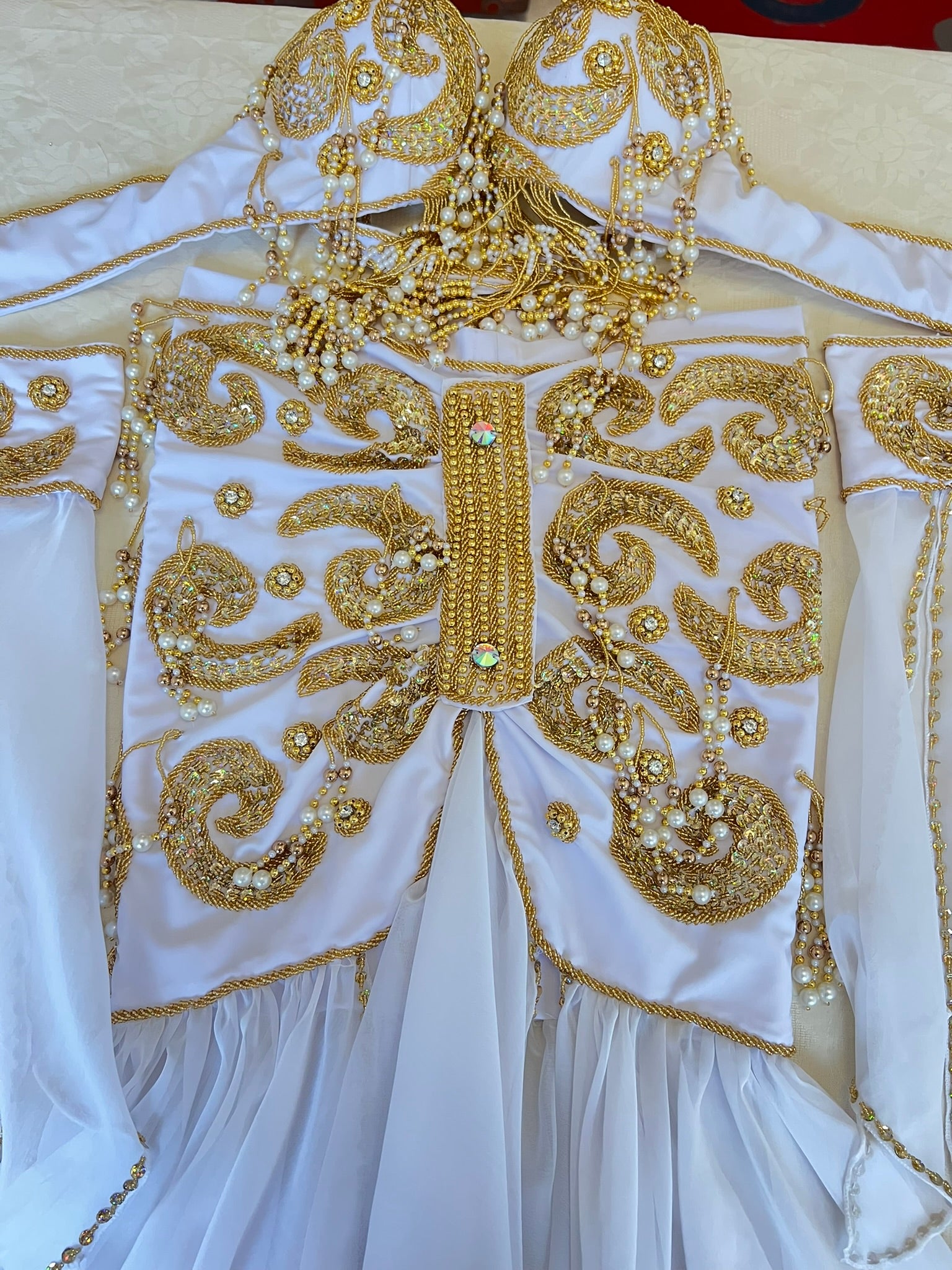 Professional belly dance costume, Handmade beaded embellished belly dance skirt and bra set, High quality