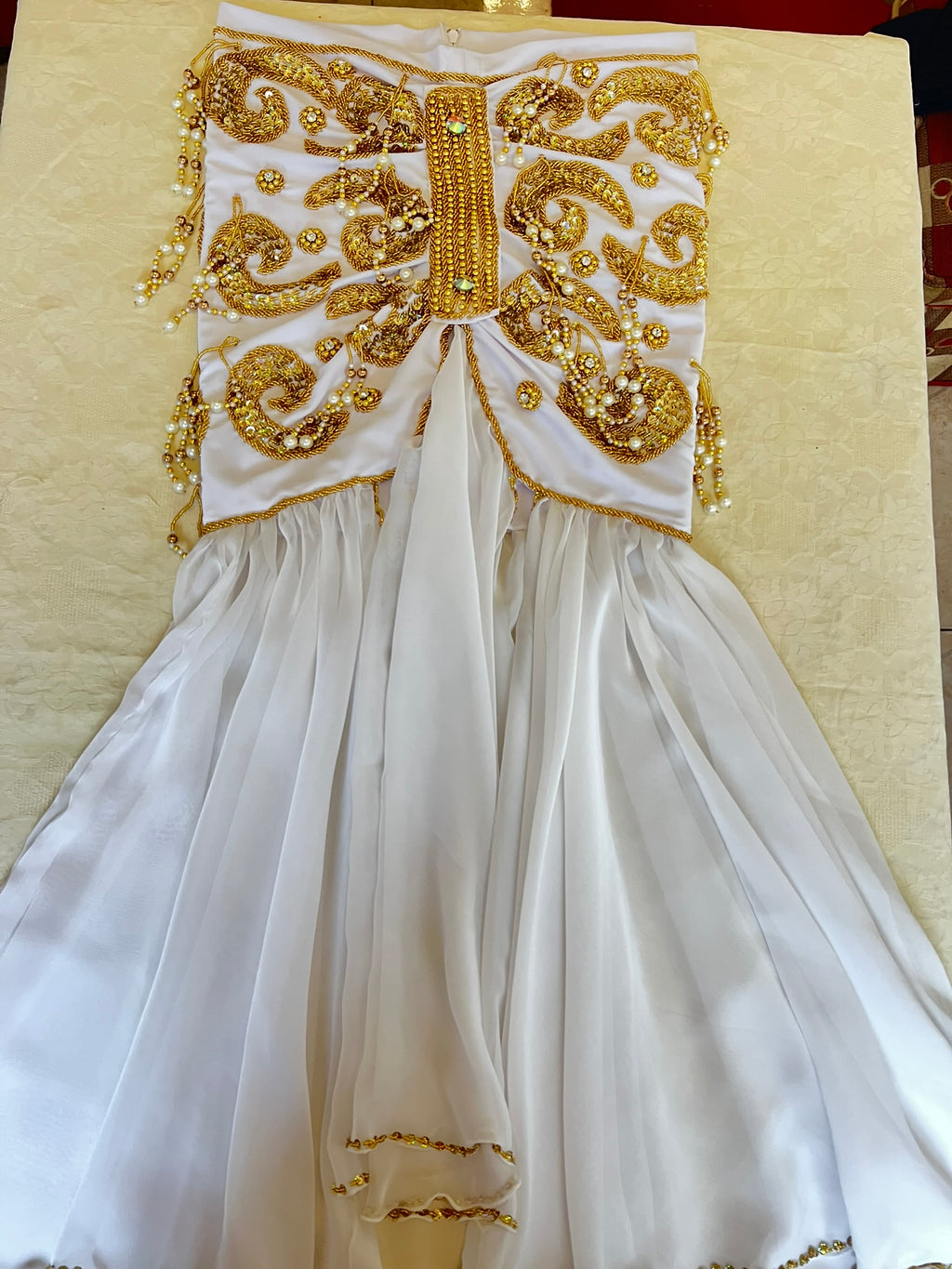 Professional belly dance costume, Handmade beaded embellished belly dance skirt and bra set, High quality