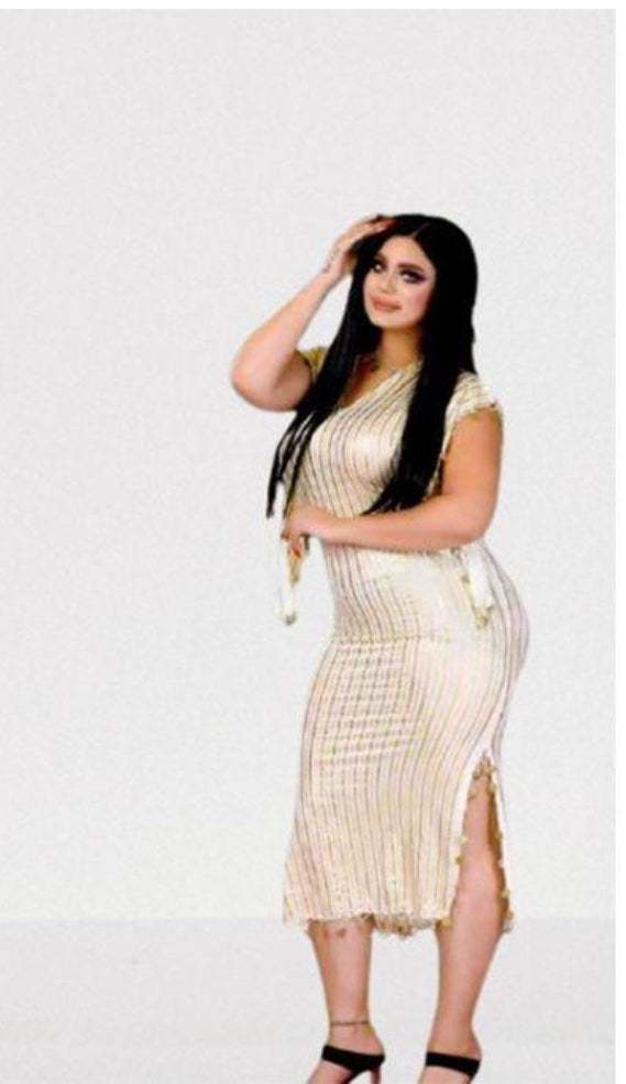 Egyptian Belly Dance Dress Saidi Costume, Baladi Galabia, Striped Abaya, Kaftan
