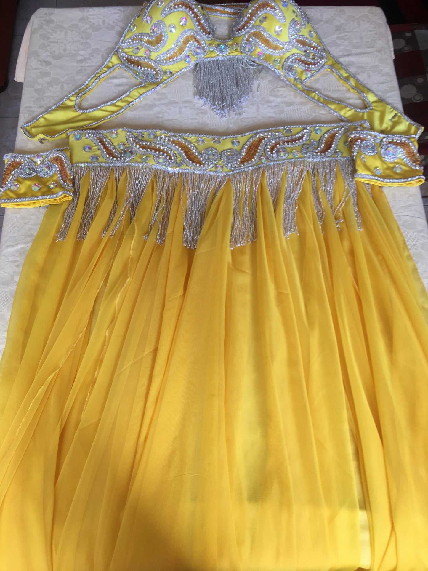 Professional Belly Dance Costume From Egypt BELLYDANCE Custom Made Any Colour New