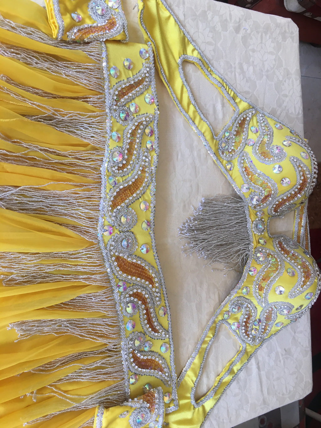 Professional Belly Dance Costume from Egypt / Belly dancer Custom Made Outfit