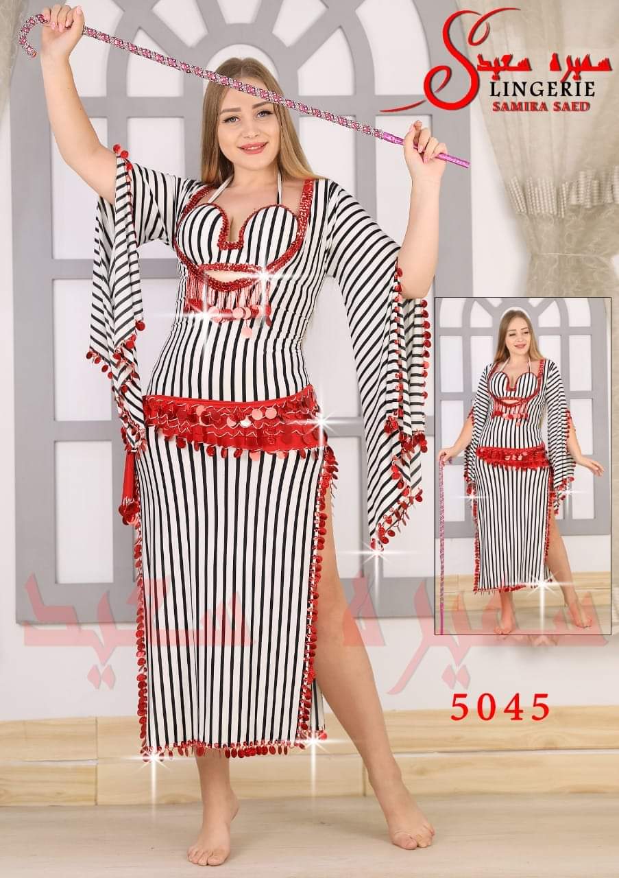 Egyptian Belly Dance Dress Saidi Costume, Baladi Galabia, handmade Lingerie
