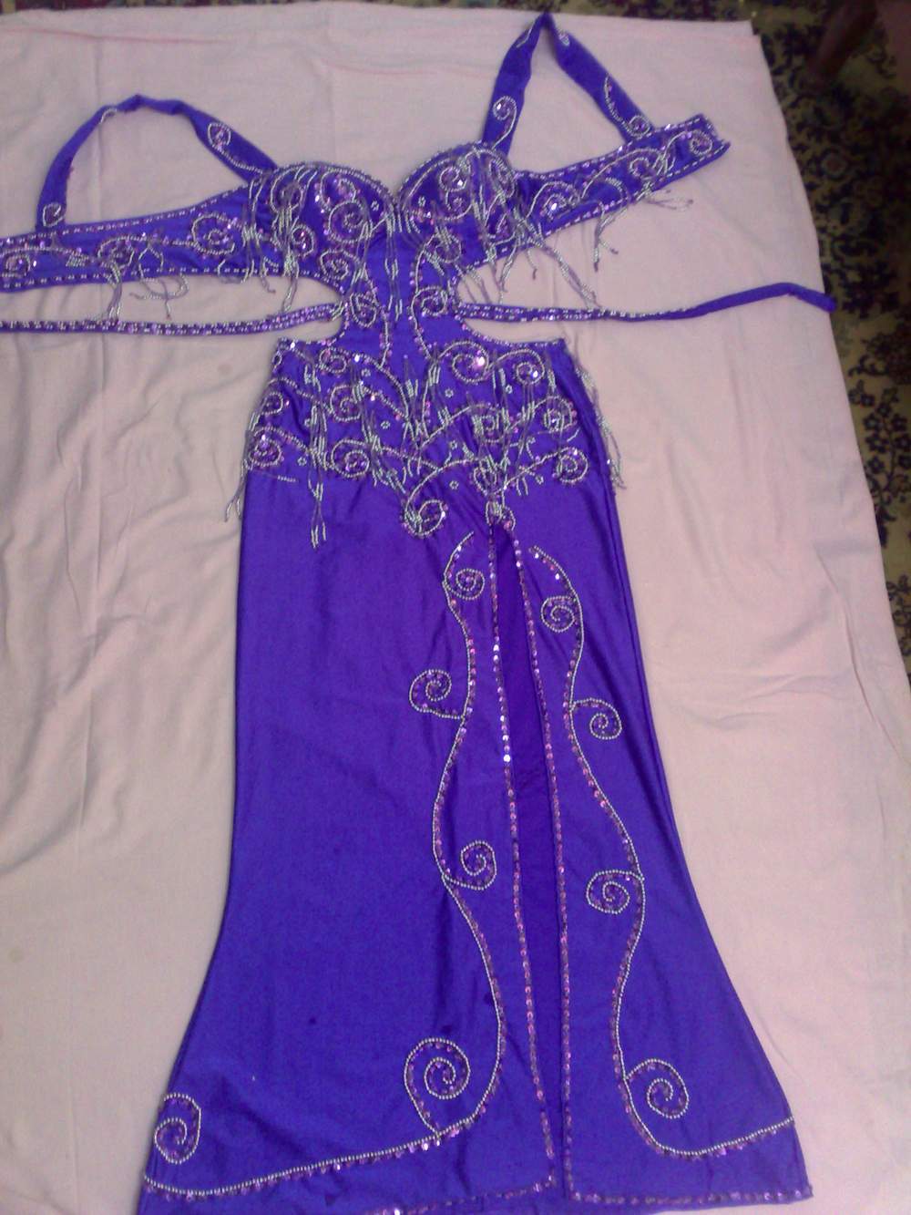 Professionelles Bauchtanzkostüm aus Ägypten, maßgeschneidertes Bauchtanzkleid, neu