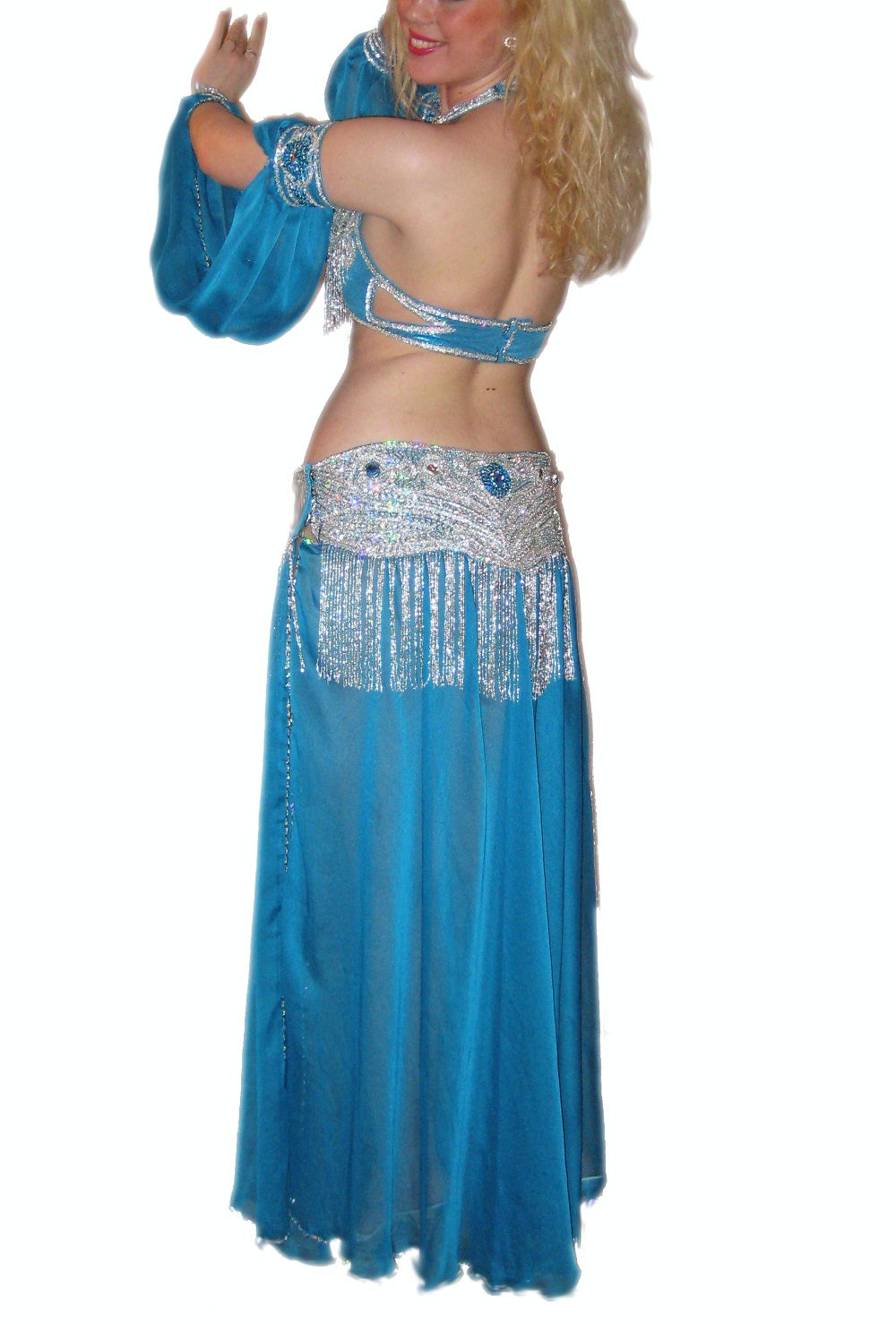 Professional Egyptian Belly Dance Costume – Custom Made in Any Color, New Luxor Bazar Design