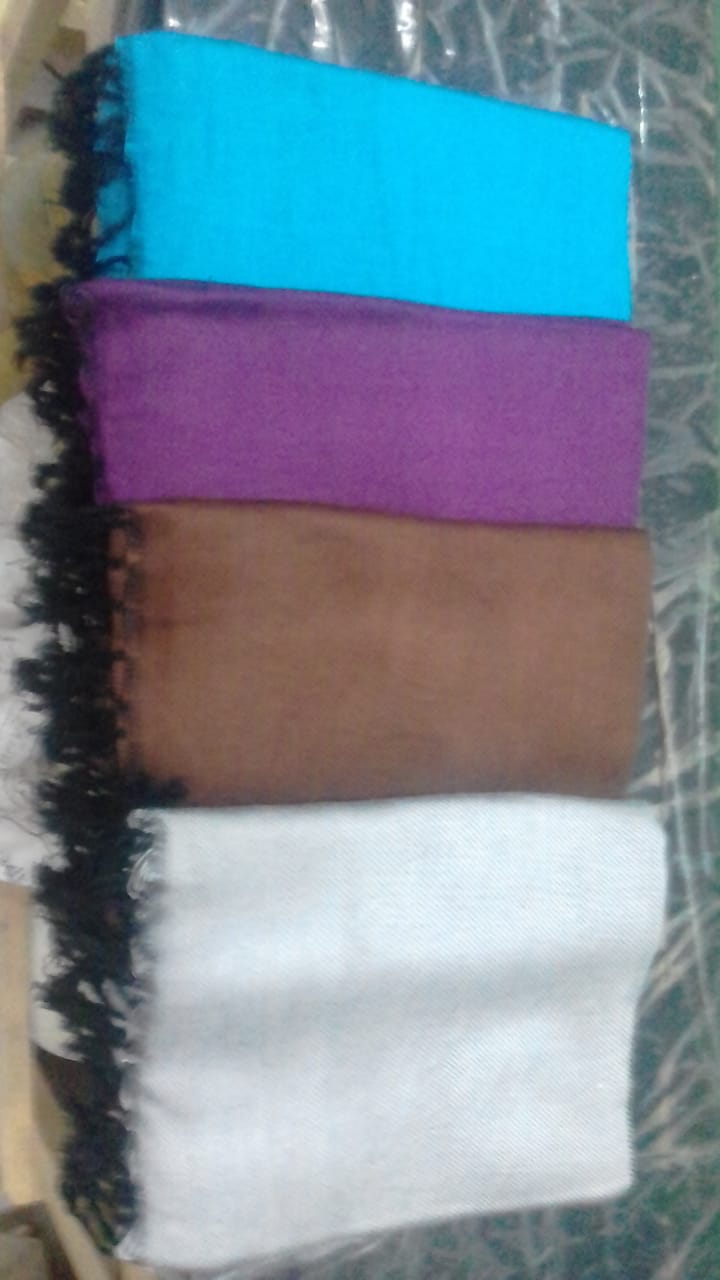 Egyptian Handmade Rectangular Shawl / Scarf for Both Men and Women, high quality Cotton blend handmade fabric, 200 cm length X 60 cm width