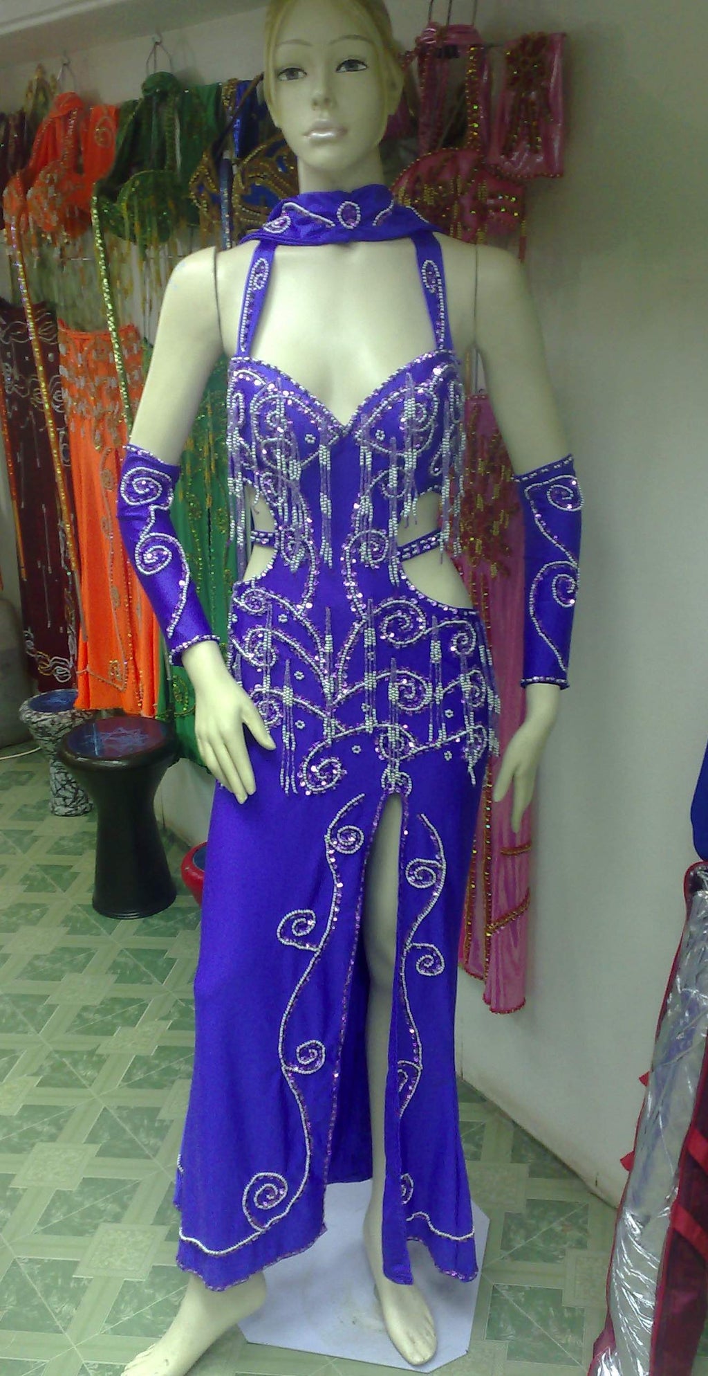 Professional Belly Dance Costume From Egypt Custom-Made bellydance Dress New