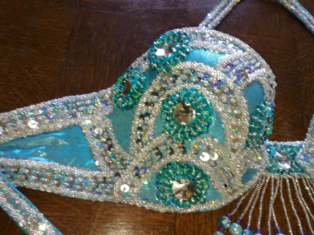 Professional Belly Dance Costume from Egypt BELLYDANCE Custom Made Any Colour, New Gypsy Dance Outfit, Handmade Embroidered Costume