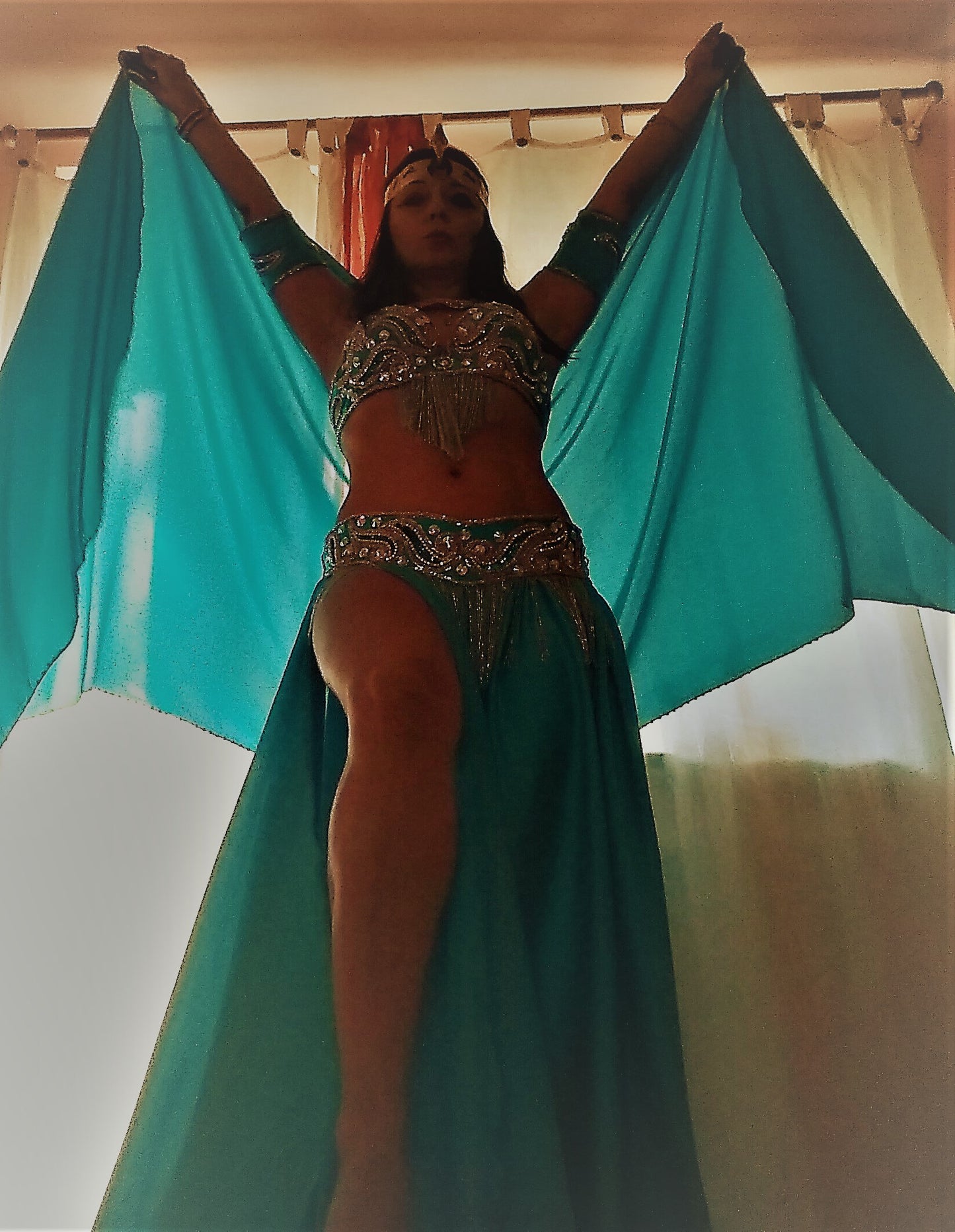 Egyptian Belly Dance Outfit – Performance Costume – Custom Made – Premium Quality