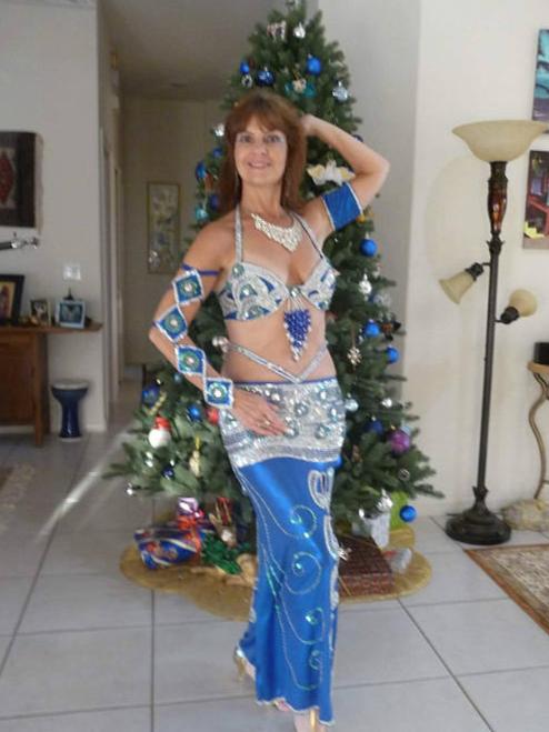 Professional Belly Dance Costume from Egypt Belly dancing Custom Made Any Color, New Gypsy Dance Outfit, Handmade Embroidered Costume