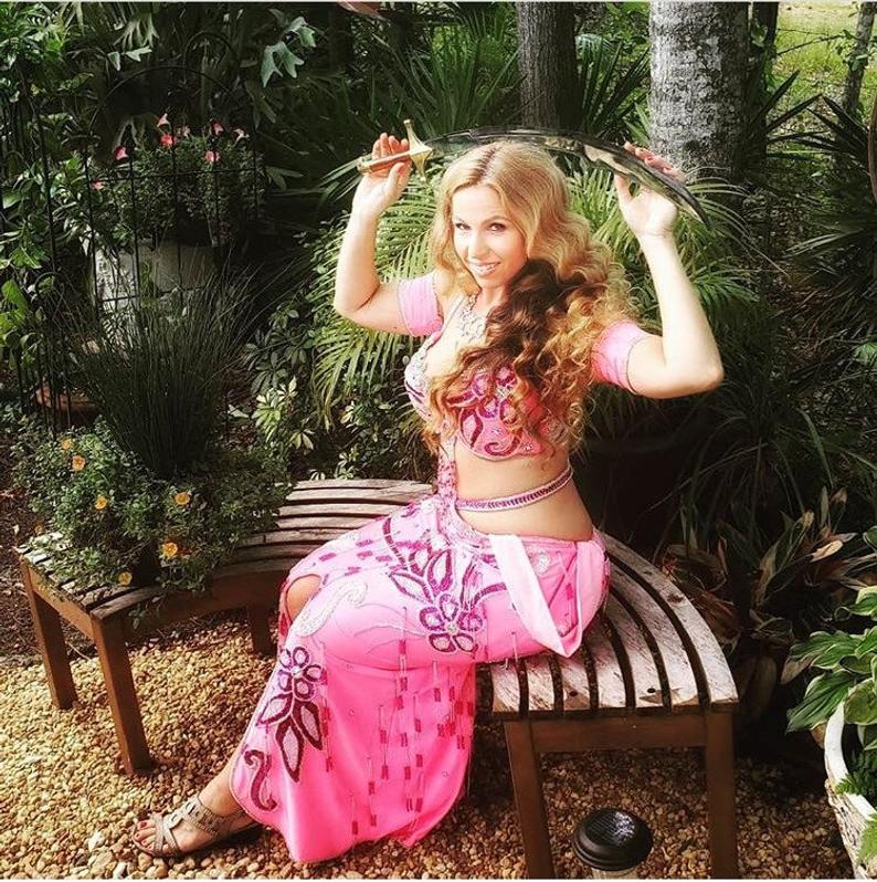Egyptian professional belly dance costume, Custom-made Belly dance Dress, Gypsy oriental dance set, Handmade stitched oriental dance outfit