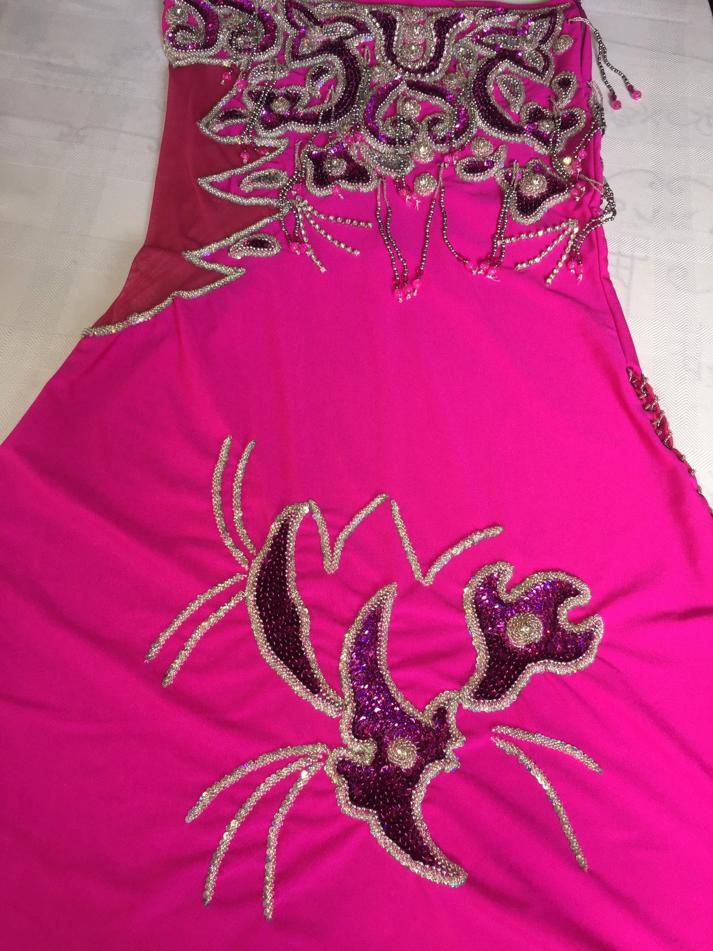 Professional Belly Dance Costume From Egypt BELLYDANCE Custom Made Any Colour ,New Gypsy Dance Outfit, Handmade Embroidered Costume