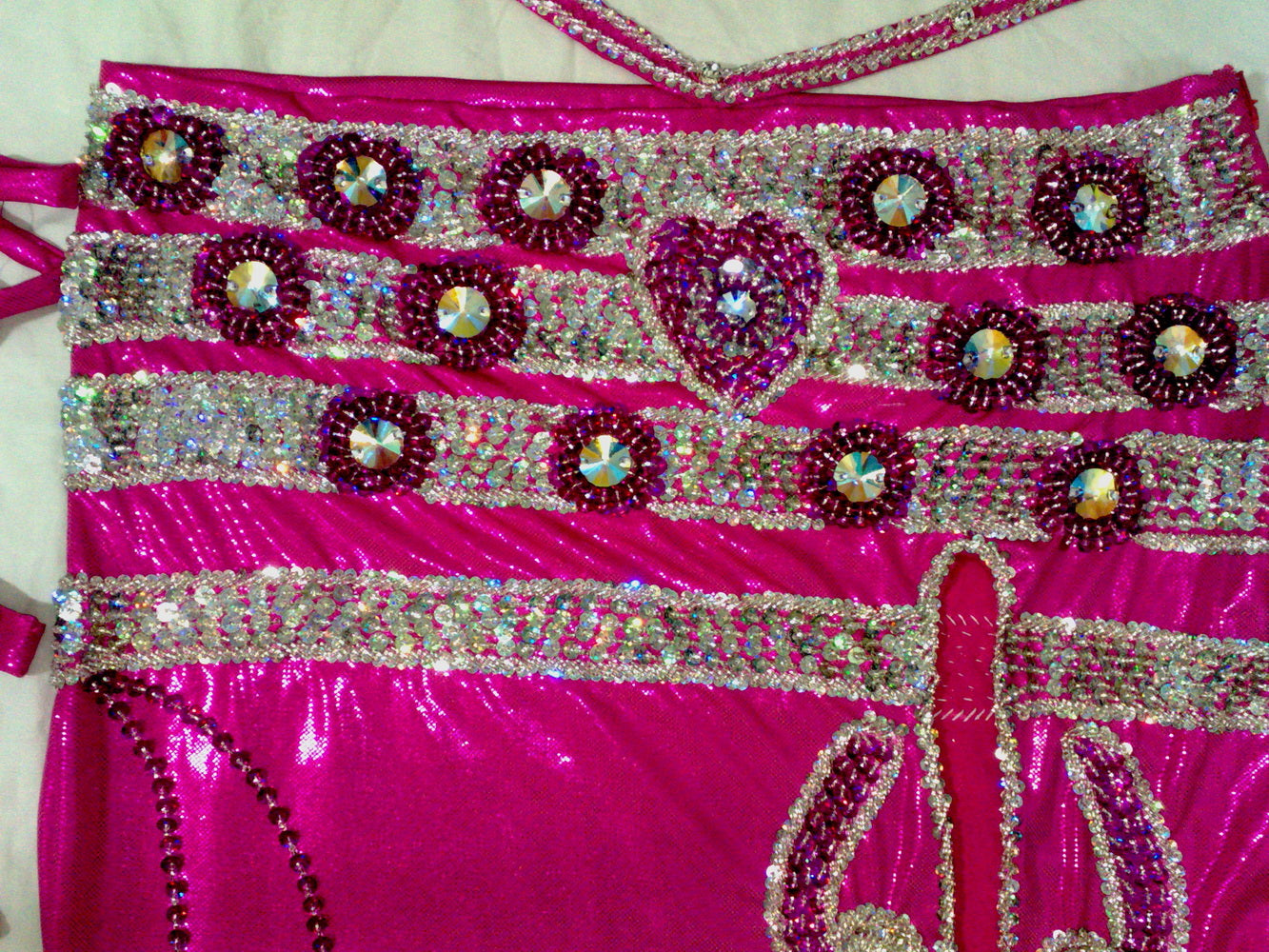 Professional Belly Dance Costume from Egypt BELLYDANCE Custom Made Any Colour, New Gypsy Dance Outfit, Handmade Embroidered Costume