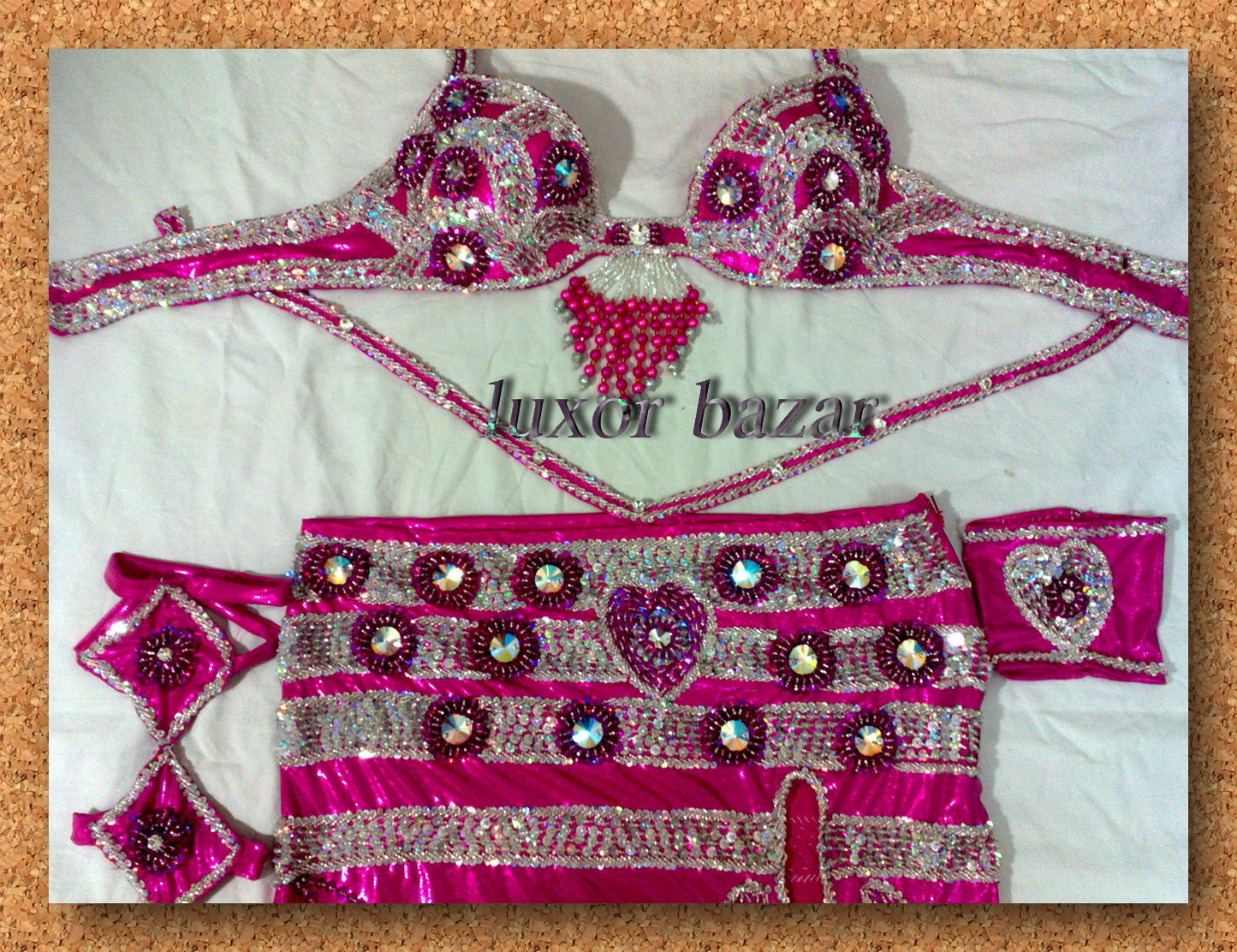 Professional Belly Dance Costume from Egypt BELLYDANCE Custom Made Any Colour, New Gypsy Dance Outfit, Handmade Embroidered Costume