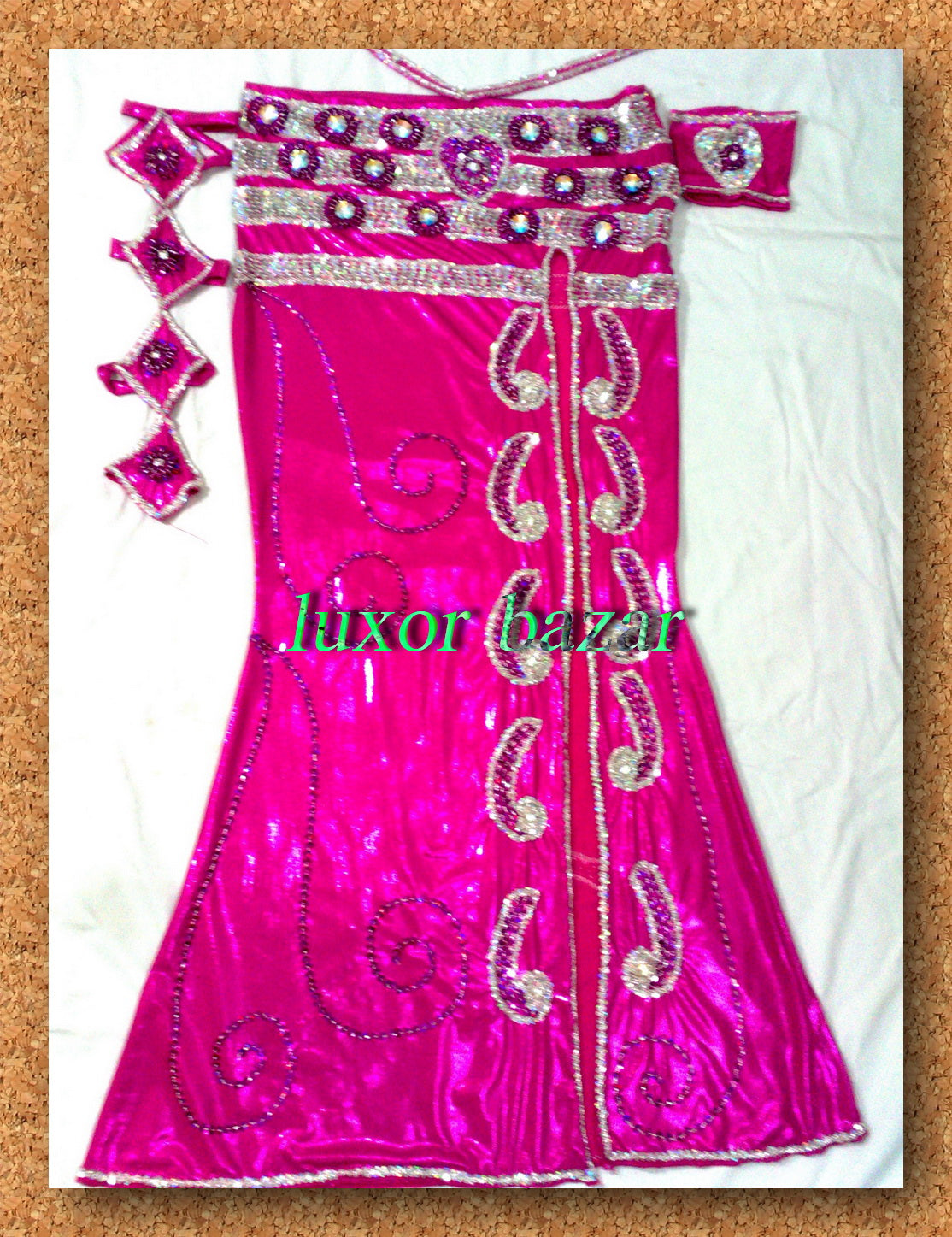 Professional Belly Dance Costume from Egypt BELLYDANCE Custom Made Any Colour, New Gypsy Dance Outfit, Handmade Embroidered Costume