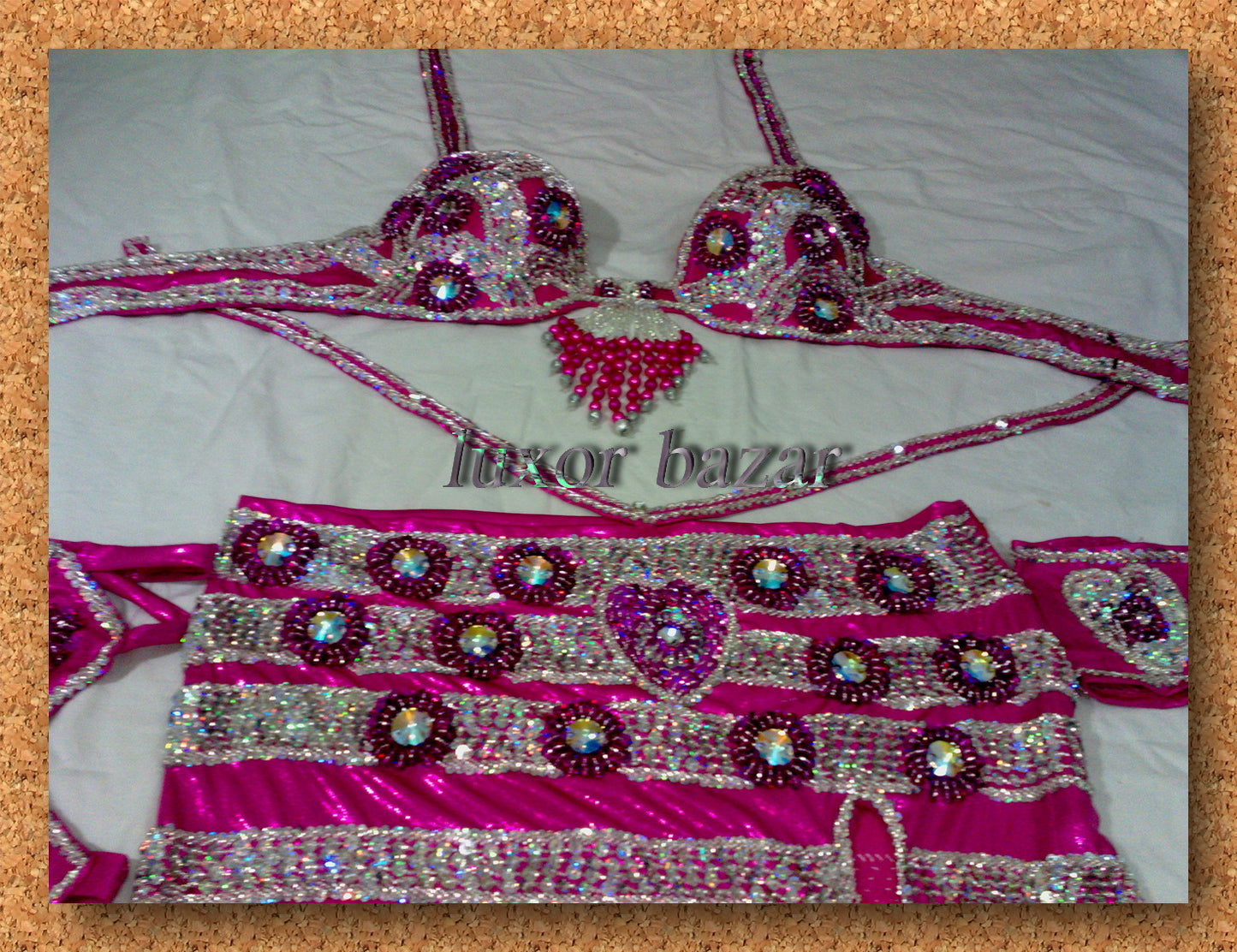 Professional Belly Dance Costume from Egypt BELLYDANCE Custom Made Any Colour, New Gypsy Dance Outfit, Handmade Embroidered Costume