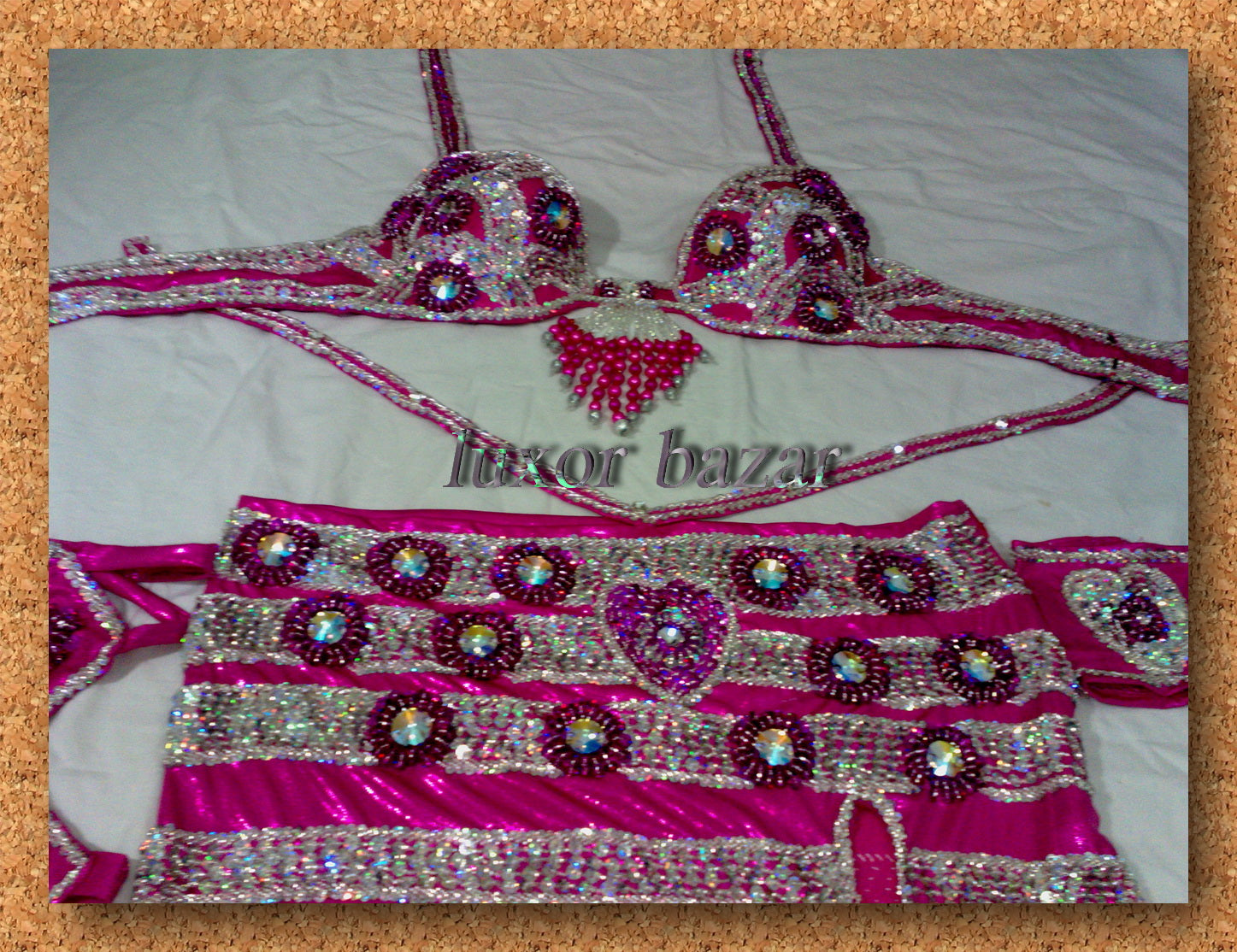 Professional Belly Dance Costume from Egypt BELLYDANCE Custom Made Any Colour, New Gypsy Dance Outfit, Handmade Embroidered Costume