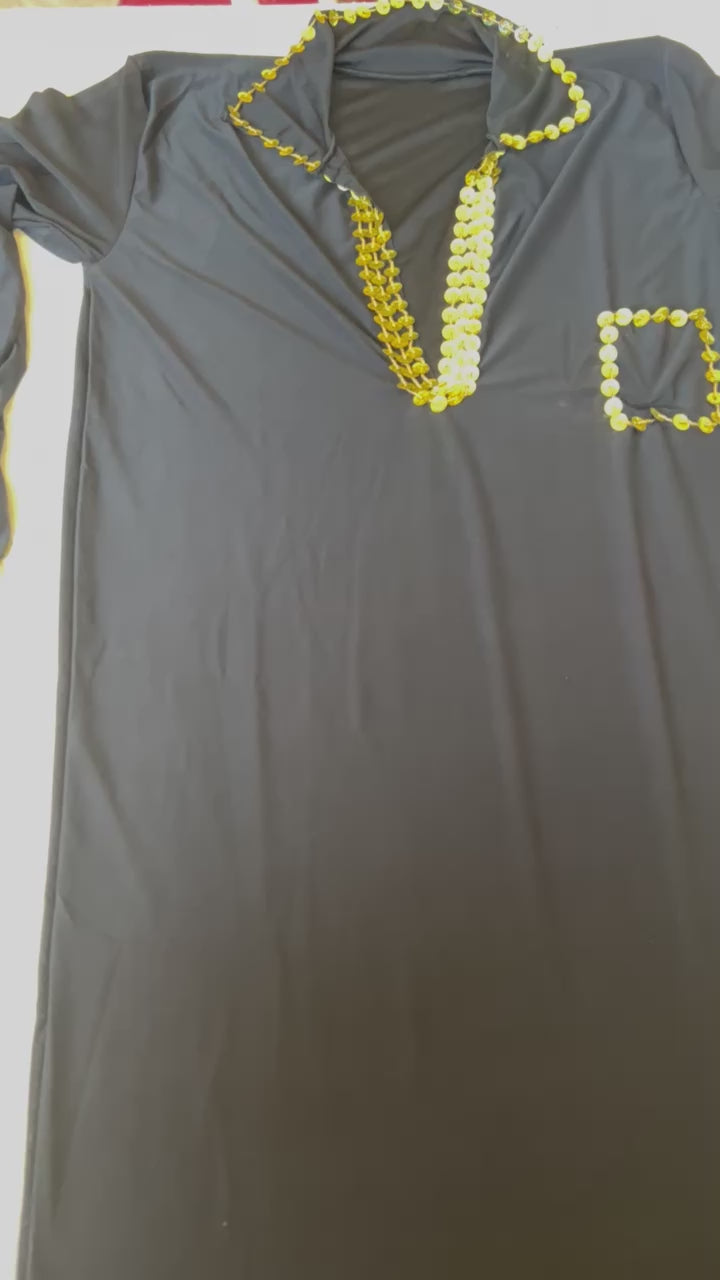 Egyptian Sexy Belly dance Dress, Saidi Dancing Galabia, Raqs sharqi Abaya outfit, one size