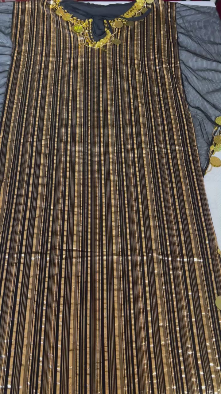 Egyptian New Belly Dance Dress, Saidi belly dance Costume, Baladi Galabia, women dance clothing, belly dance outfit جلابية رقص شرقى