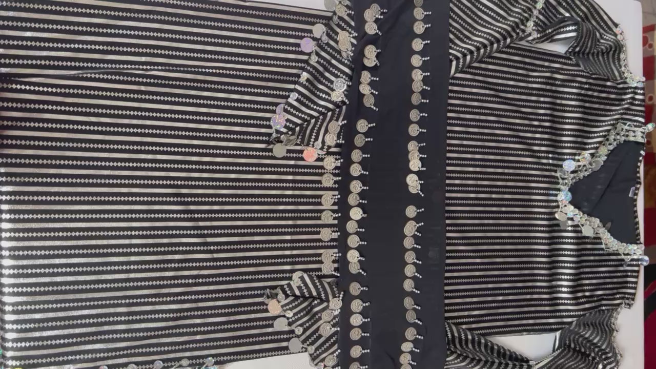 Egyptian belly dance striped dress, Saidi dancing Galabia, handmade dance outfit جلابية رقص شرقى صعيدى