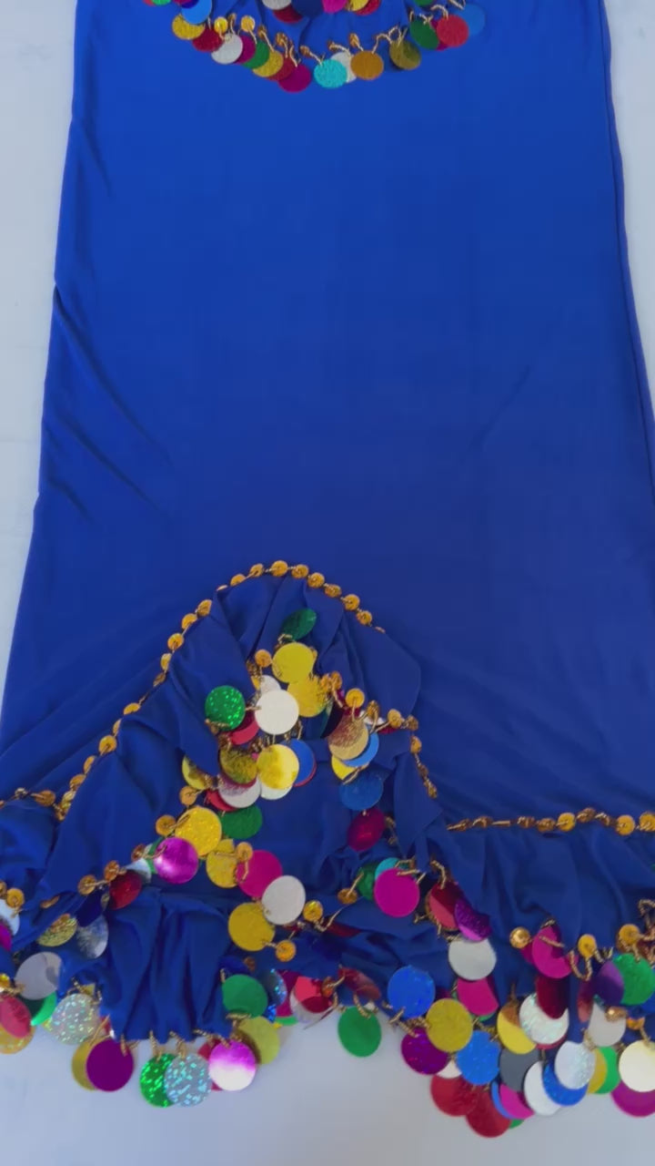 Egyptian Belly Dance Dress Saidi Costume, Baladi Galabia, Fallahi Abaya, Kaftan, Handmade embroidery , one size, Gypsy, Iskandaryan outfit