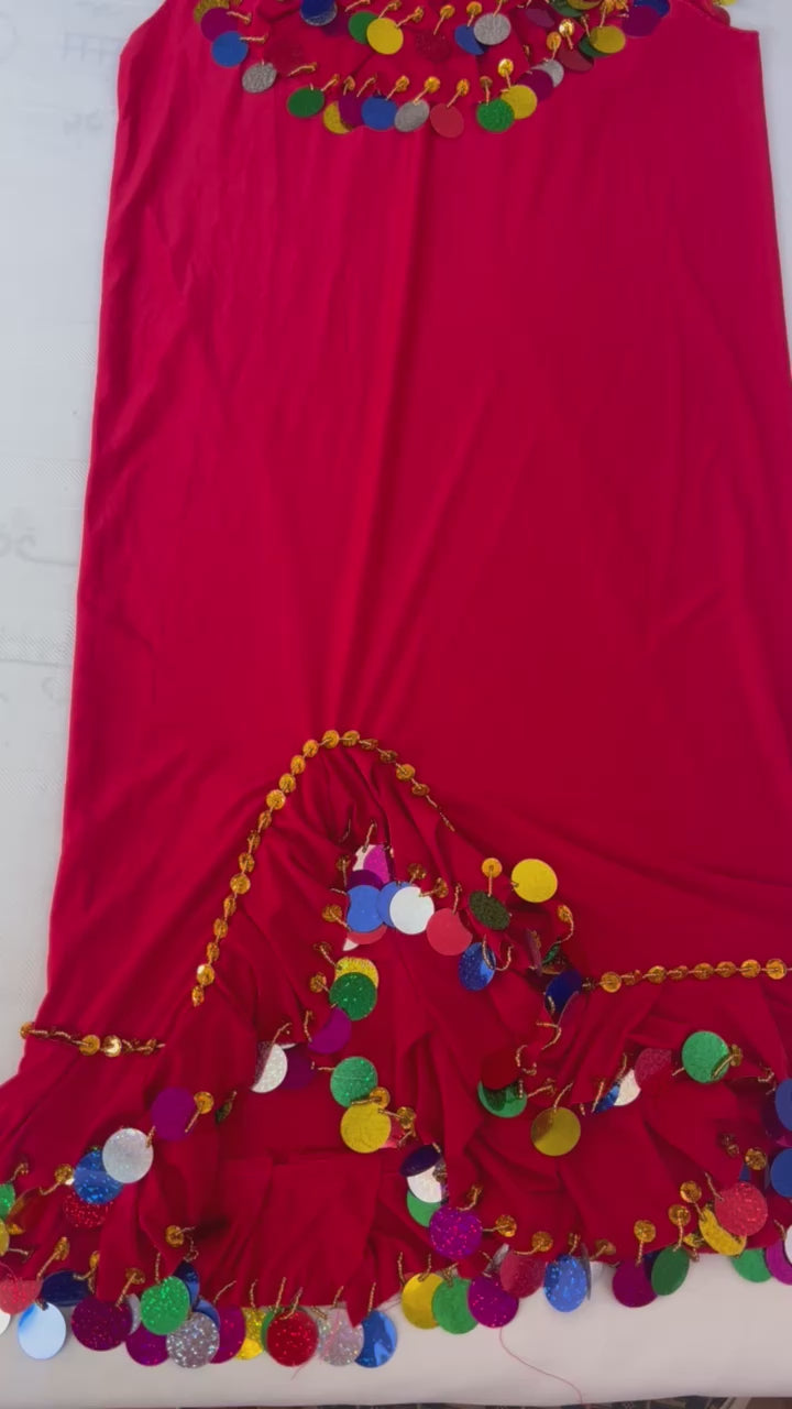 Egyptian Belly Dance Dress Saidi Costume, Baladi Galabia, Fallahi Abaya, Kaftan, Handmade embroidery , one size, Gypsy, Iskandaryan outfit