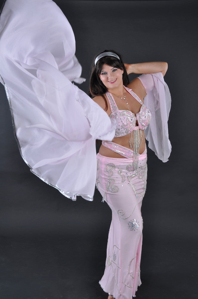 New Egyptian Belly Dance Costume, Custom-Made belly dance Dress, Handmade stitched oriental dance set, Tribal dance skirt & Bra, Gypsy dance