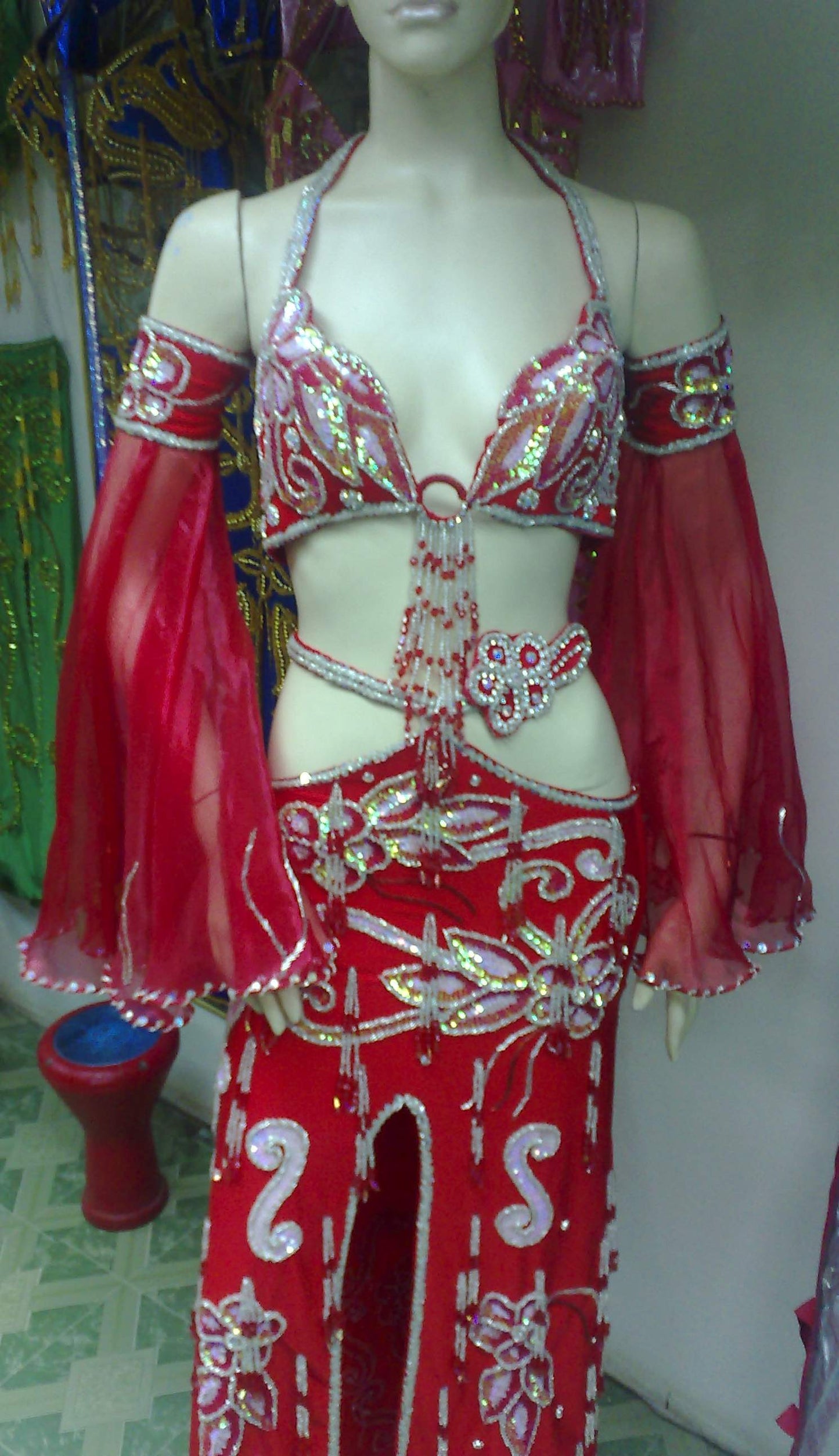 New Egyptian Belly Dance Costume Custom-Made belly dance Dress, Handmade embroidery oriental outfit, Tribal dance skirt & Bra, Gypsy dance
